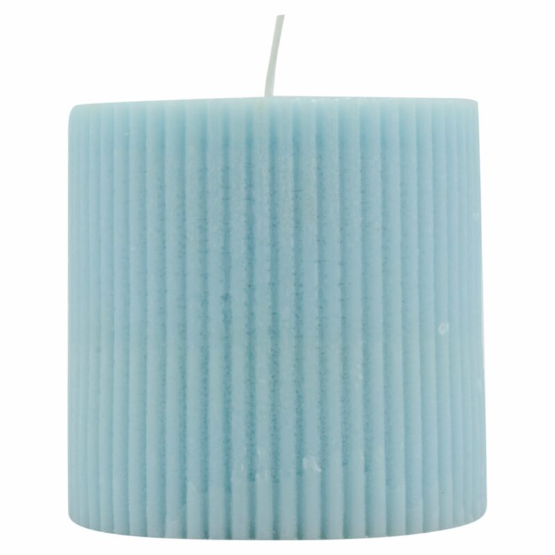 Ribbed Pillar Candle - Image 7