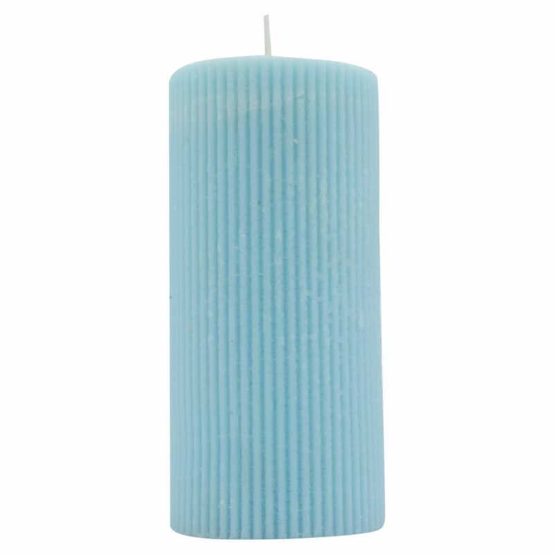 Ribbed Pillar Candle - Image 8