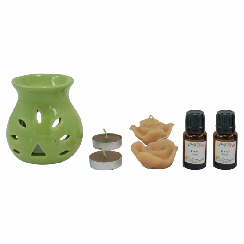 Green Lamp Candle