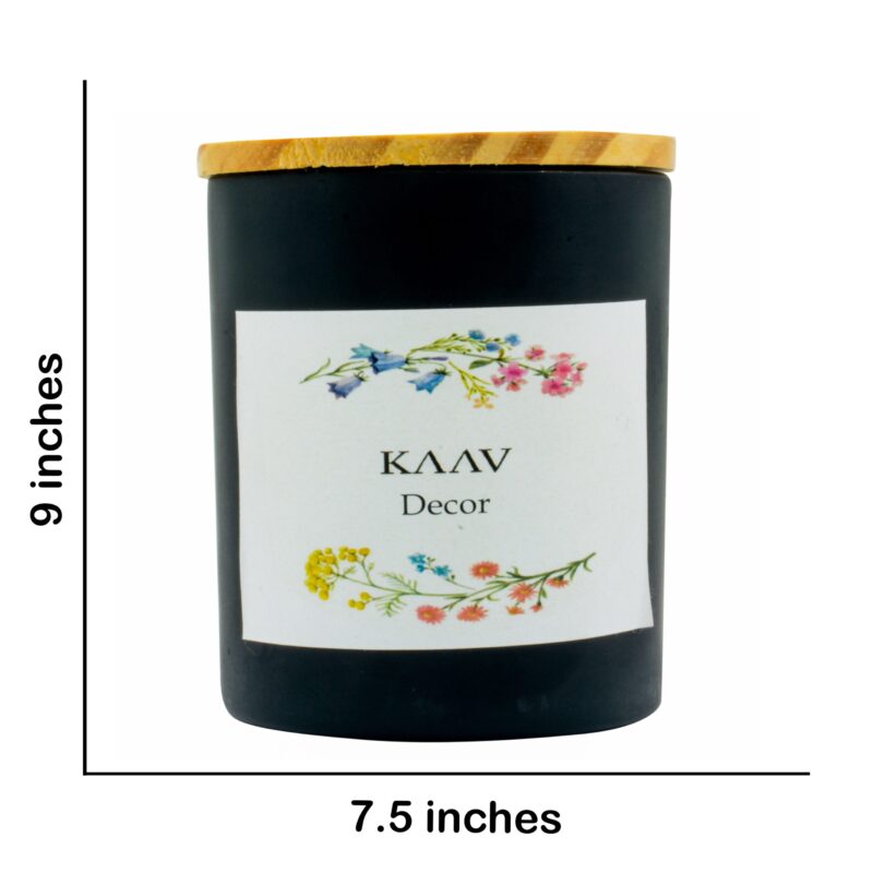 Lid jar candle