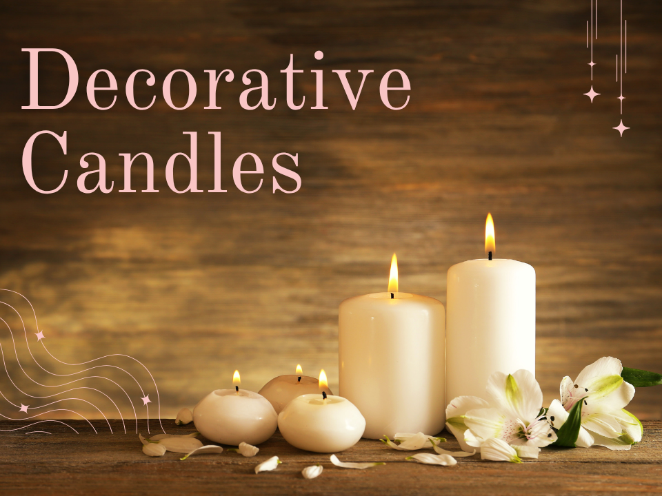 Luxury Decorative Pillar Candles by Kaav Decor: A Timeless Touch of Elegance